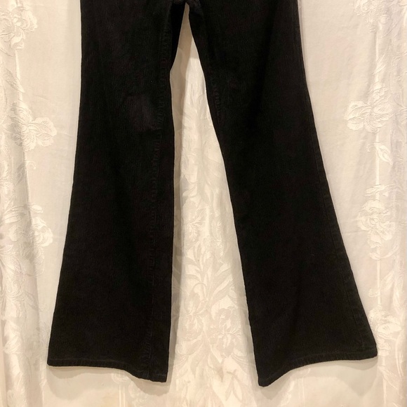 ELIE TAHARI Black Stretch Viscose Corduroy Pants 6 x 32 $225 - Picture 3 of 7